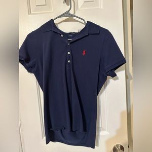 Ralph Lauren Slim Fit Blue Polo Women and Men